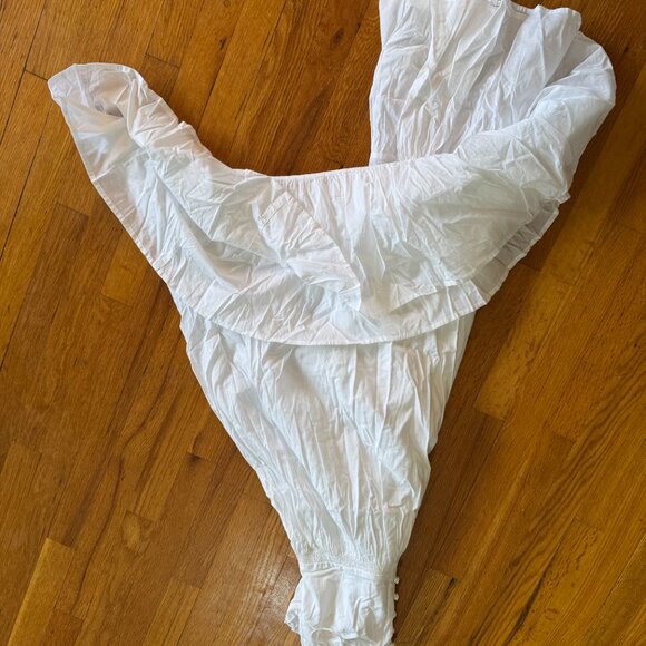 Y2k Summer Dress, White & Strapless NWT - Picture 3 of 3